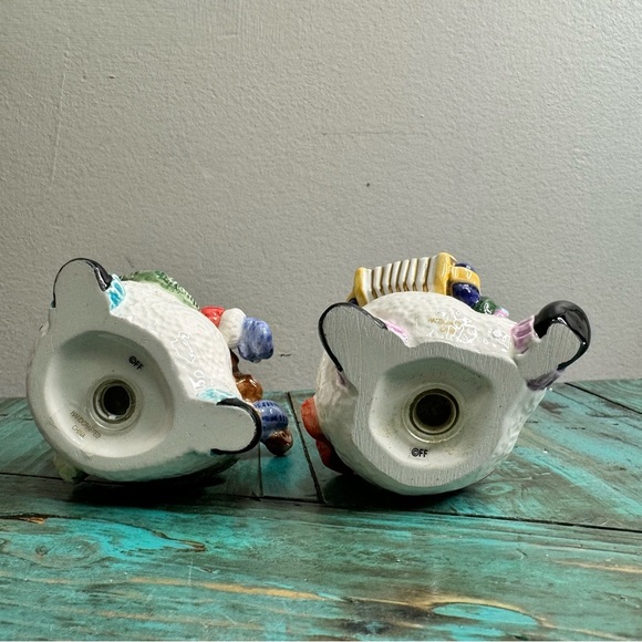 Fitz & Floyd Holiday Jamboree Snowman Salt & Pepper Shakers Christmas - Picture 14 of 16